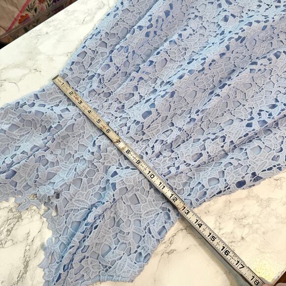 ASTR the Label Lace A-Line Midi Dress in Periwinkle Blue women's size Medium - Picture 12 of 14